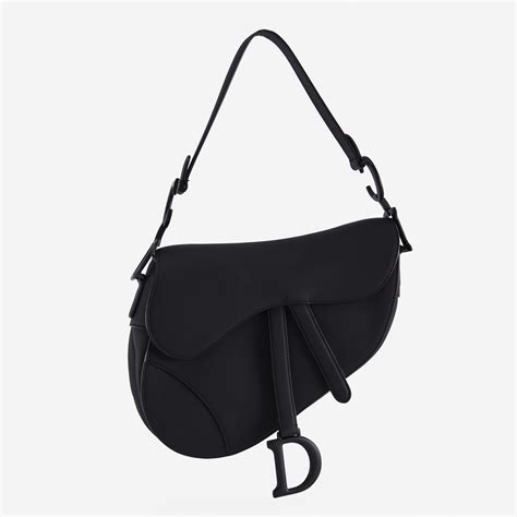 dior mens black saddle bag|pre owned dior saddle bag.